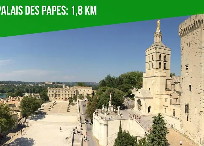 شقة La Glycine - Parking Gratuit - Ac Clim - Cour Prive - *